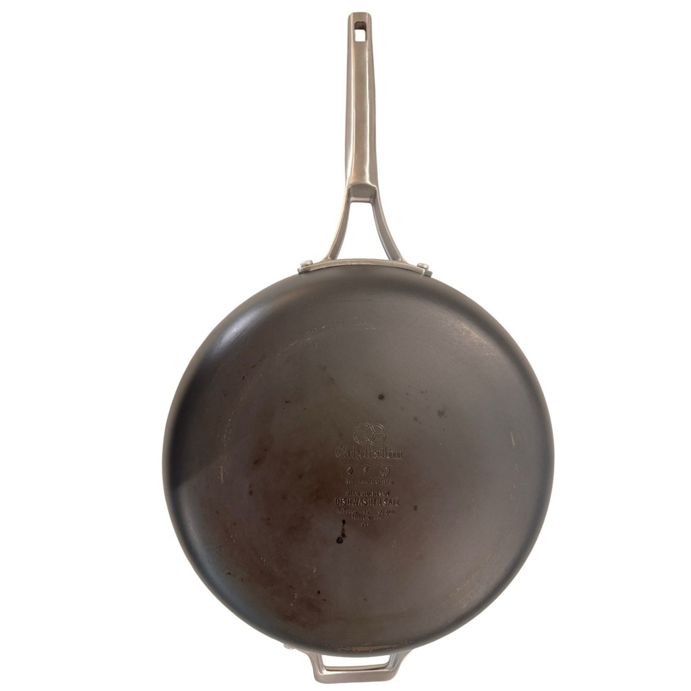 Calphalon 12" Nonstick Saute Pan RJT1392 Helper Handle Toledo USA No Lid - Picture 2 of 10
